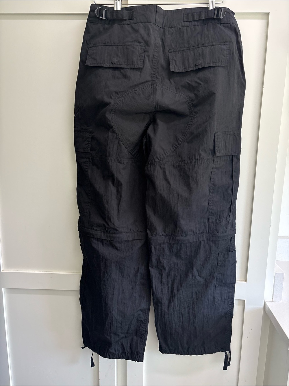 Teddy Fresh Nylon Cargo Pants Men’s Size 30 Adjustable Cinch Hem Utility - Picture 4 of 8
